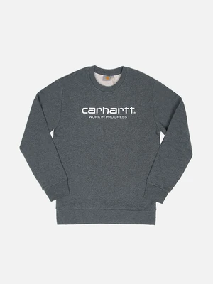 WIP 스크립트 맨투맨 (I021959) DARK GREY